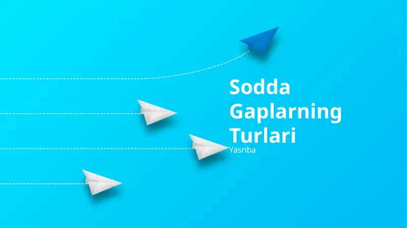 Sodda Gaplarning Turlari