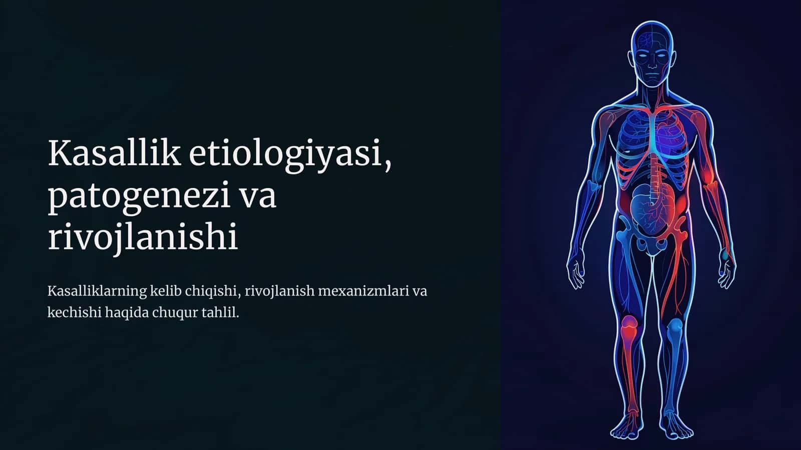 Kasallik etiologiyasi, patogenezi va rivojlanishi