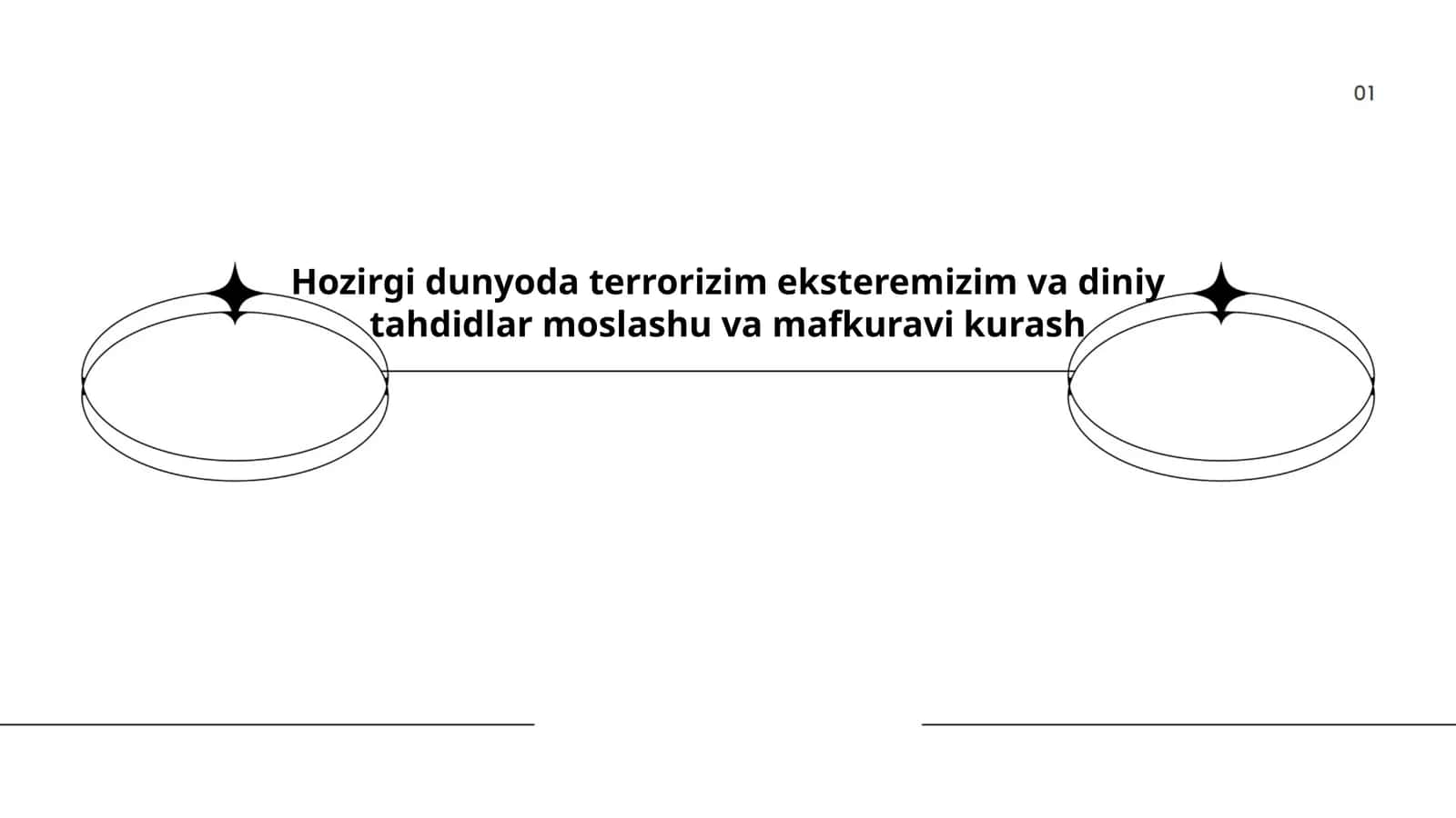 Hozirgi dunyoda terrorizim eksteremizim va diniy tahdidlar moslashu va mafkuravi kurash