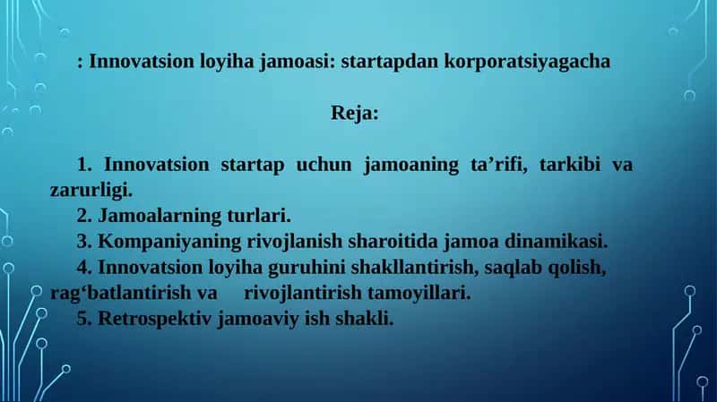 Innovatsion loyihajamoa
