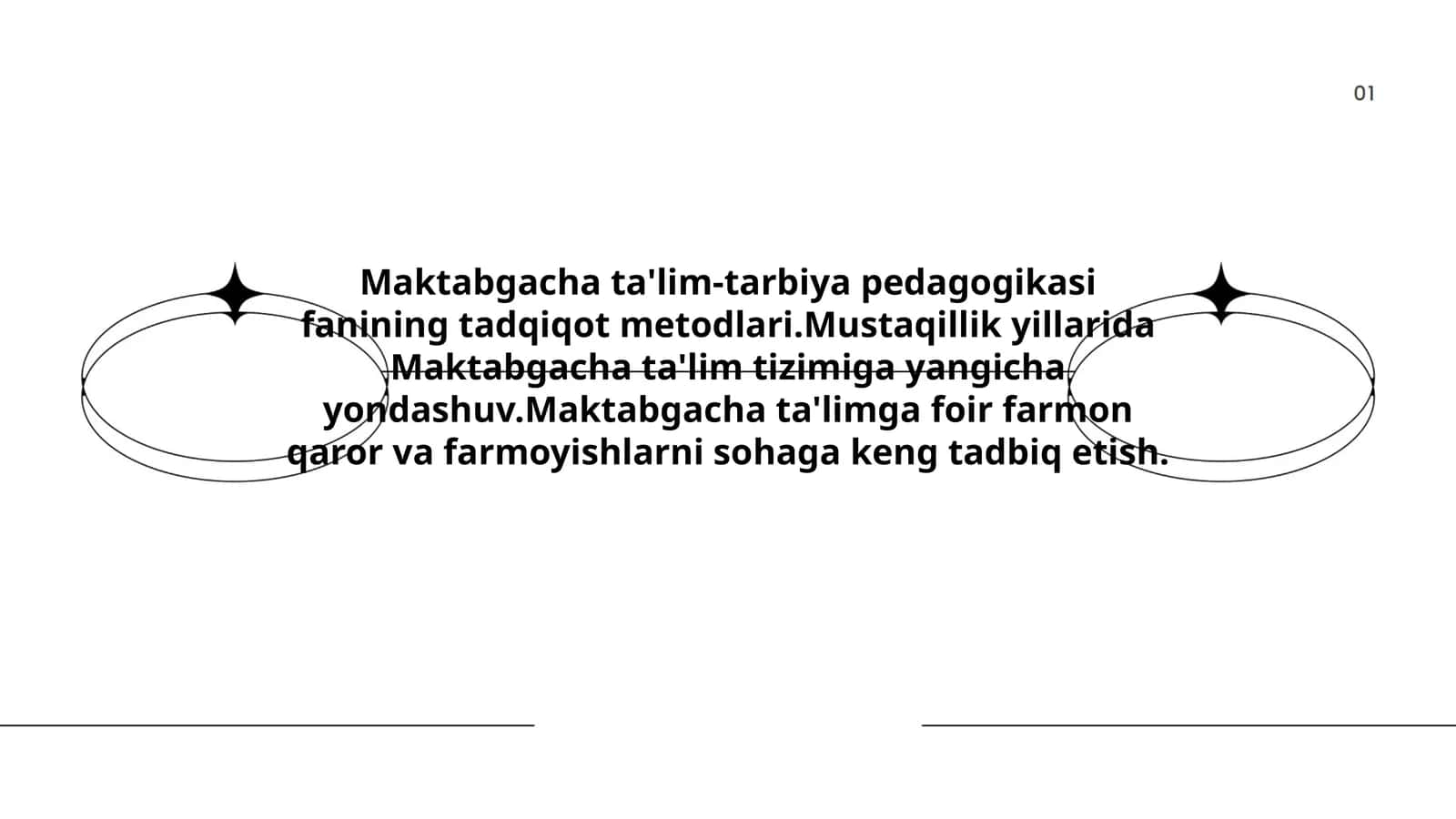 Maktabgacha ta'lim-tarbiya pedagogikasi fanining tadqiqot metodlari