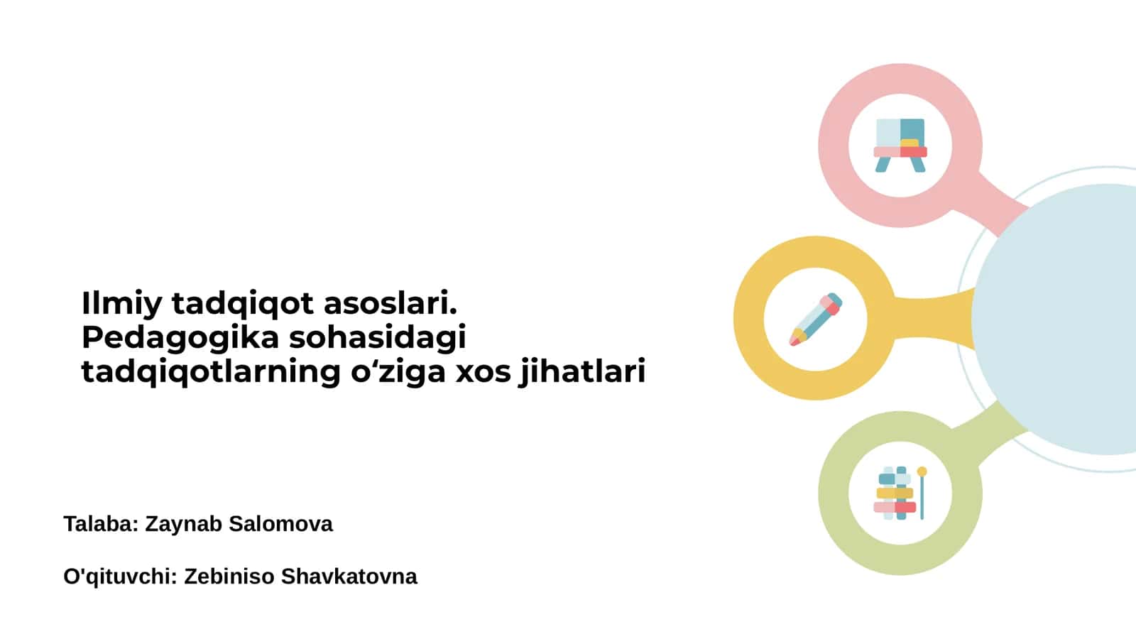 Ilmiy Tadqiqotlar Asoslari