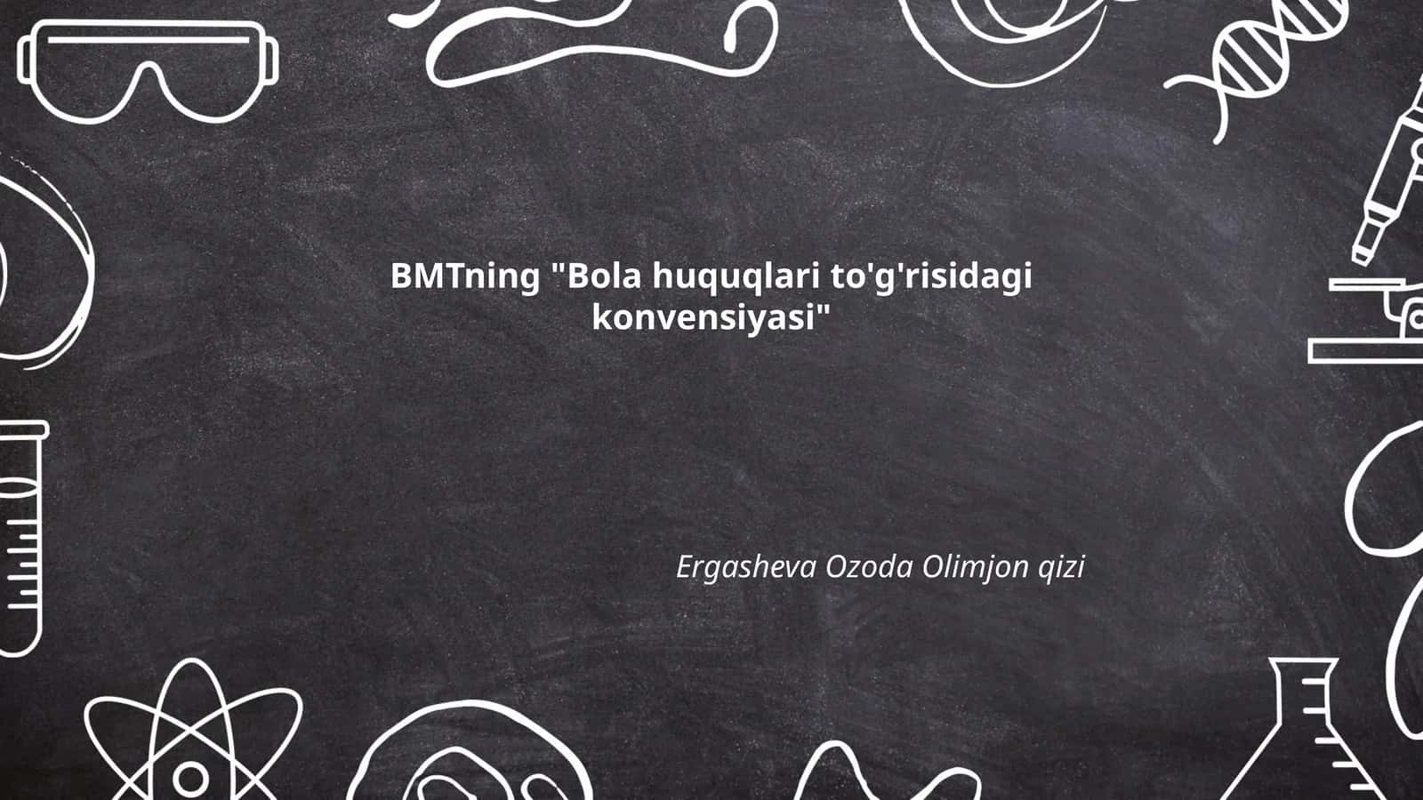 Bola huquqlari to'g'risidagi Konvensiya