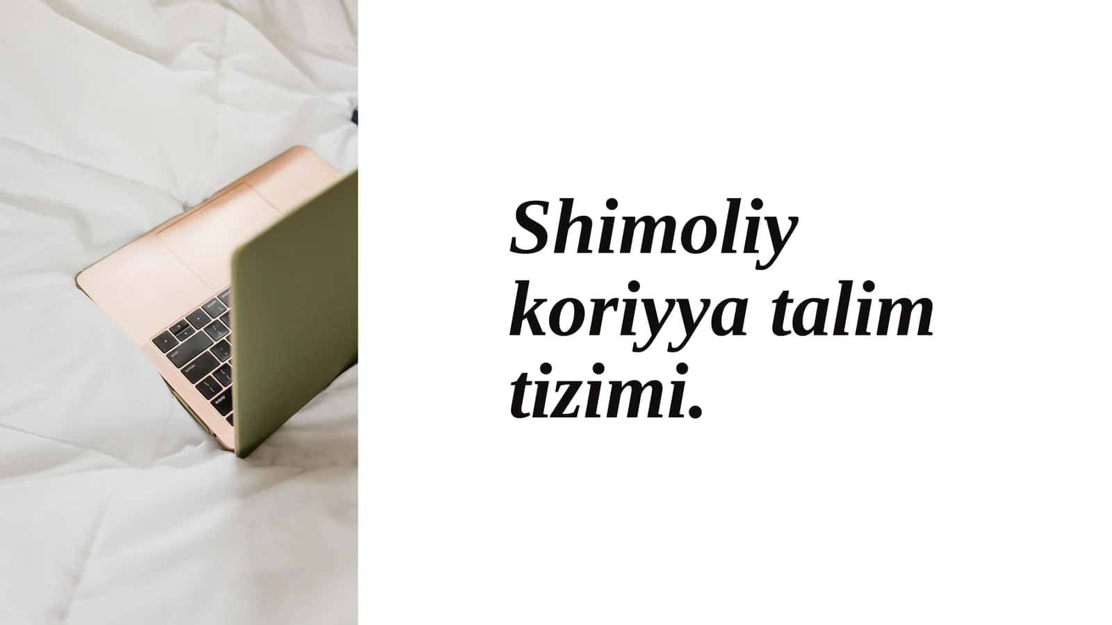 Shimoliy koriyya talim tizimi
