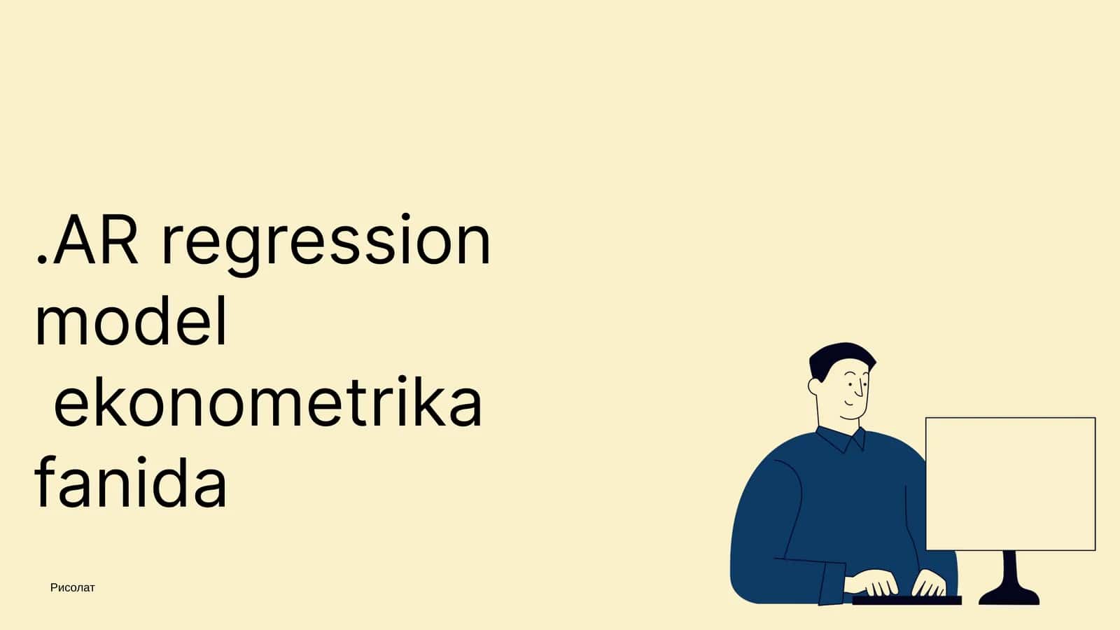AR regressiya modeli