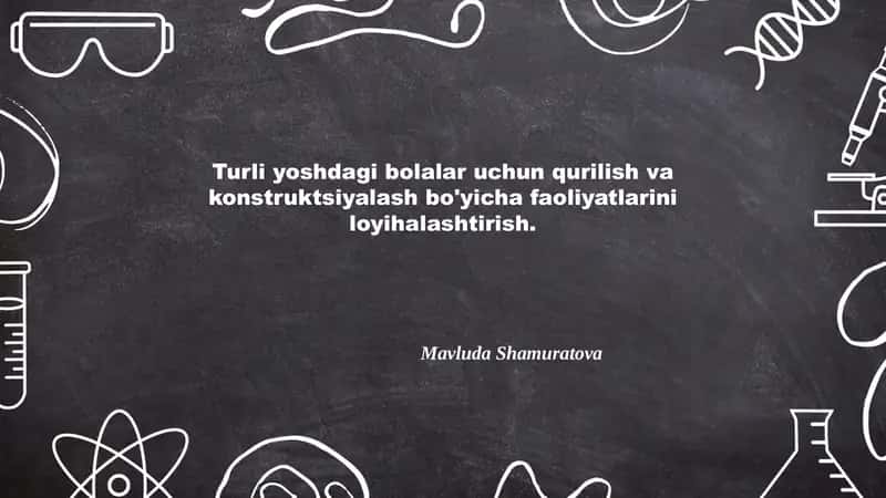 Turli yoshdagi bolalar uchun qurilish va konstruktsiyalash faoliyatlarini loyihalashtirish