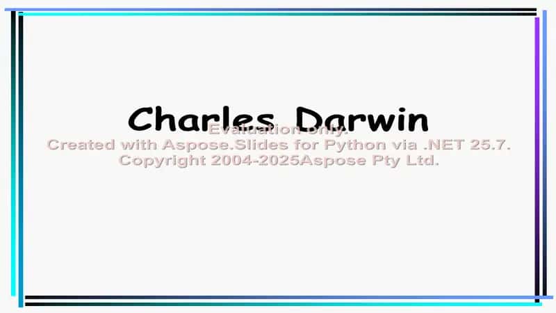 Charles Darwin