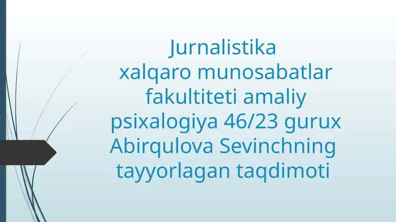 Psixologik muammo