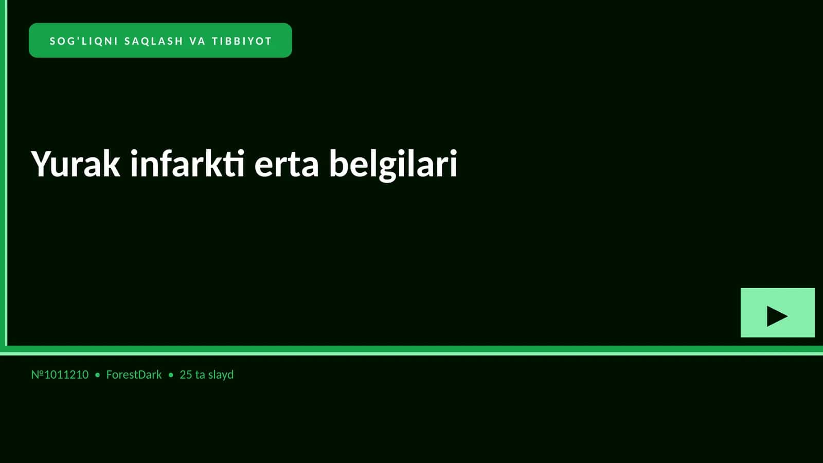 Yurak infarkti erta belgilari
