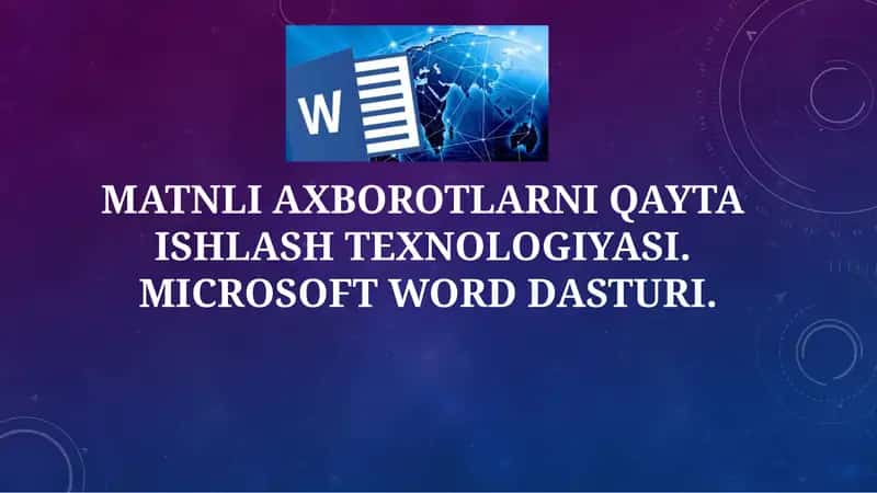 Microsoft Word dasturi