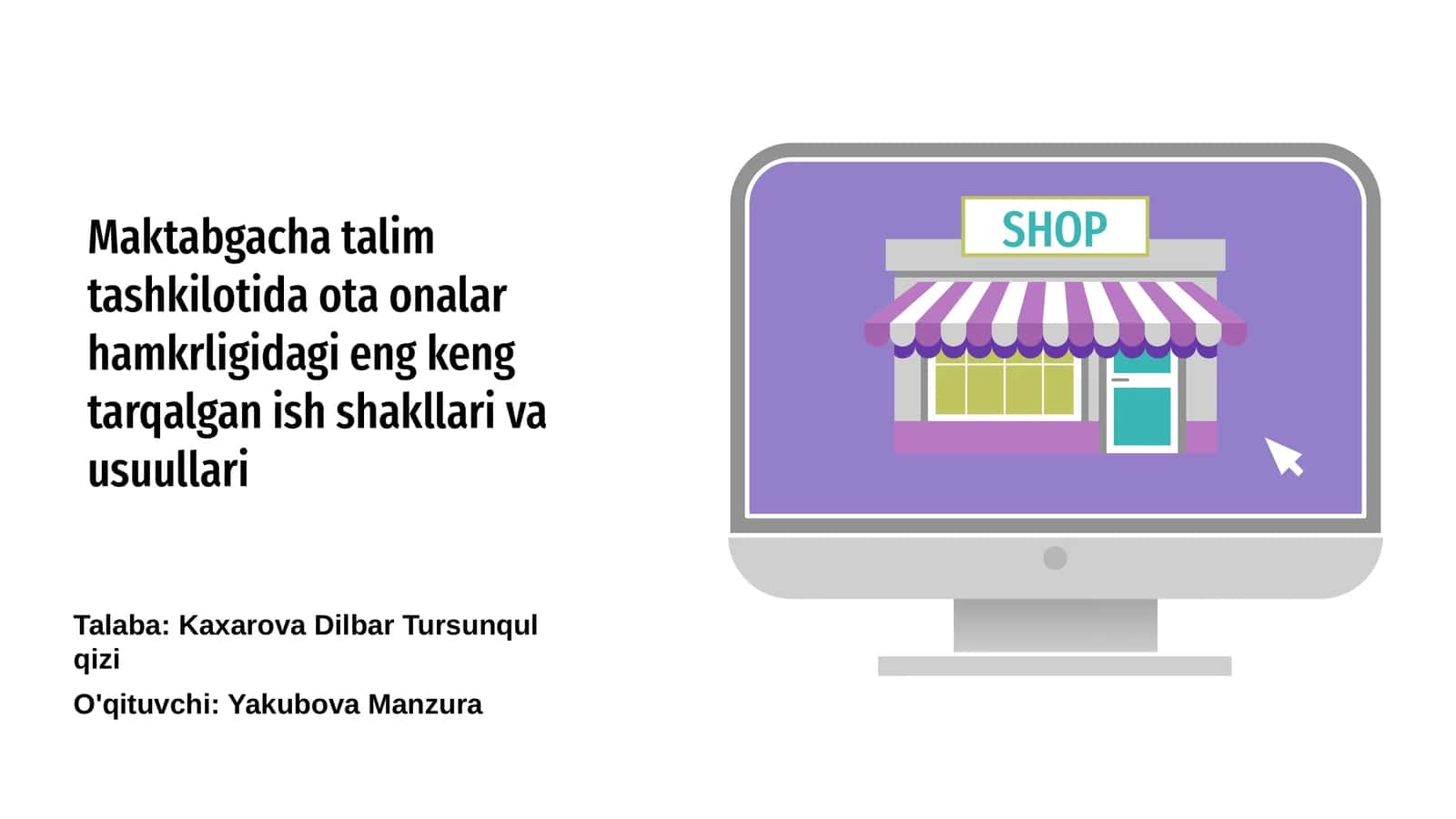 Ota-onalar bilan hamkorlik