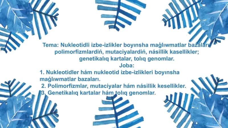 Nukleotidli izbe-izlikler