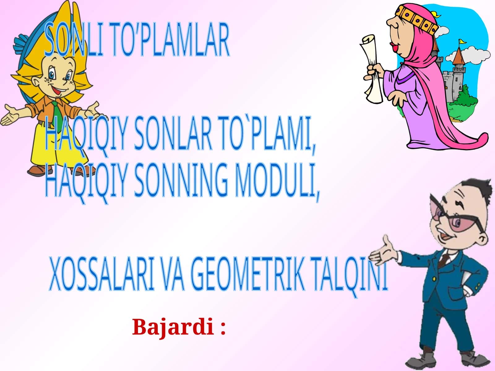 Haqiqiy sonlar to`plami