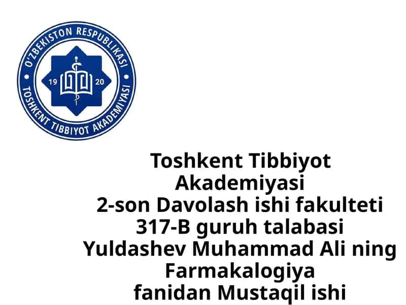 Antibakterial vositalar