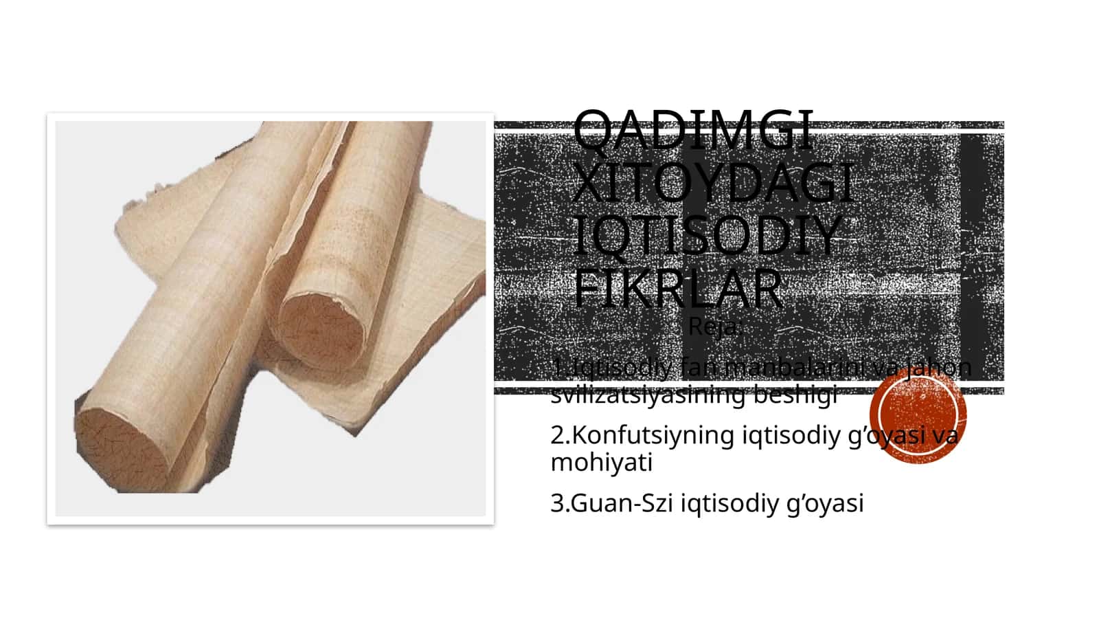 Qadimgi xitoydagi iqtisodiy fikrlar