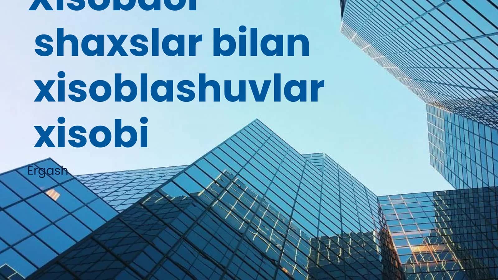 Xisobchilarning Vazifalari