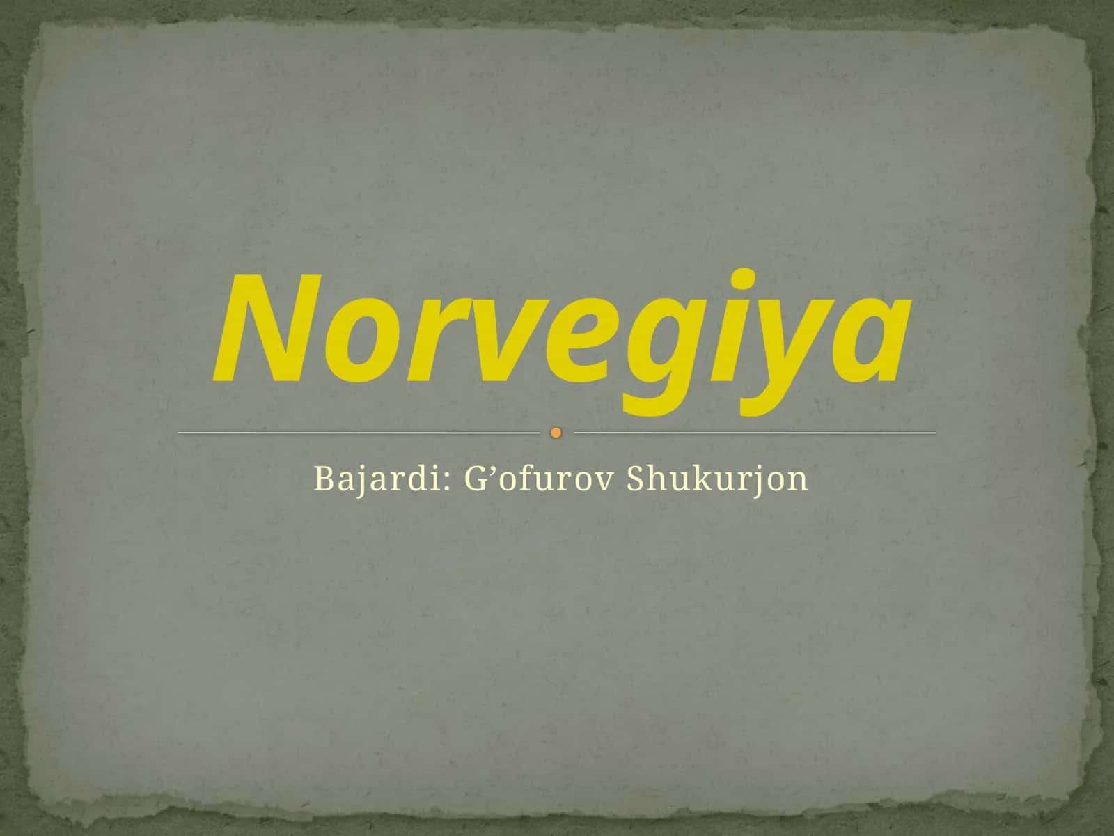 Norvegiya