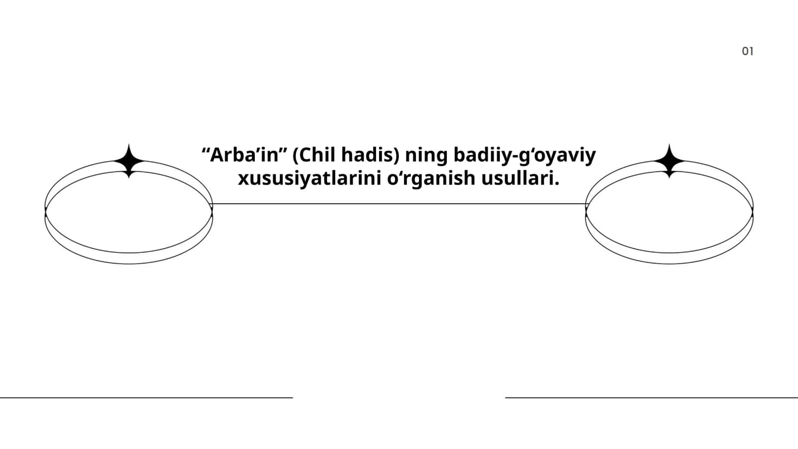 Arba’in (Chil hadis) ning badiiy-g‘oyaviy xususiyatlarini o‘rganish usullari