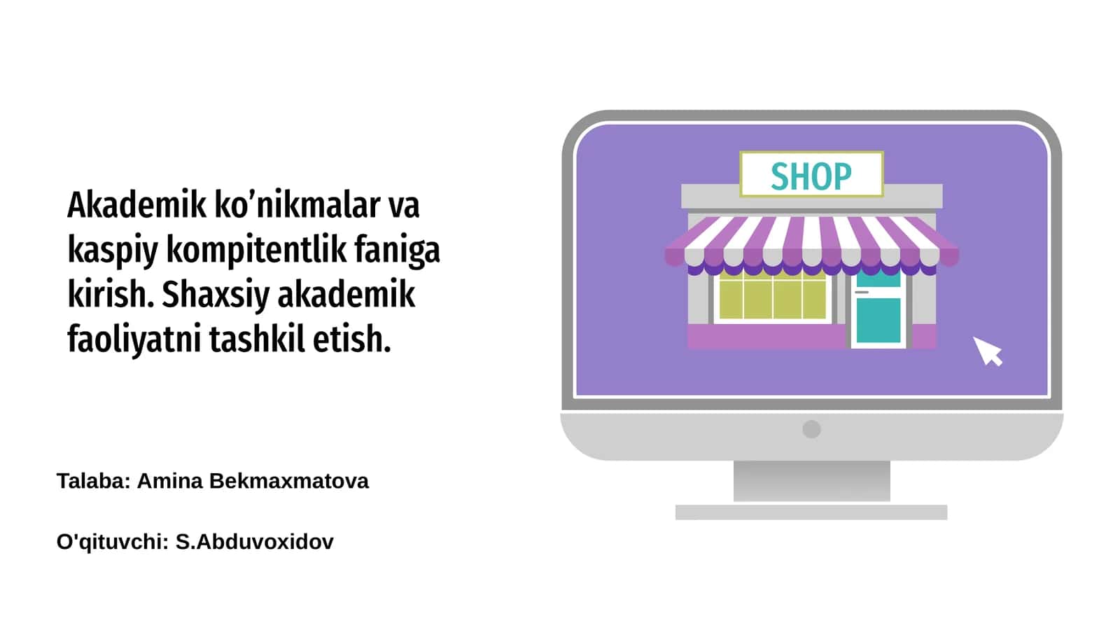 Akademik ko’nikmalar va kaspiy kompitentlik faniga kirish