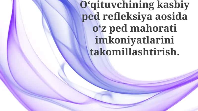 Pedagogik aks ettirish