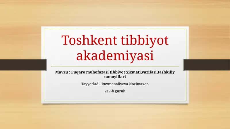 Fuqaro muhofazasi tibbiyot xizmati, vazifasi, tashkiliy tamoyillari.