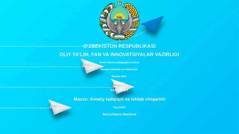 Amaliy tadqiqot va ishlab chiqarish