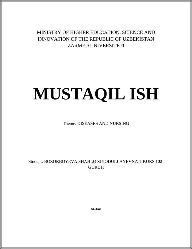 Identification and Management of Infectious Diseases