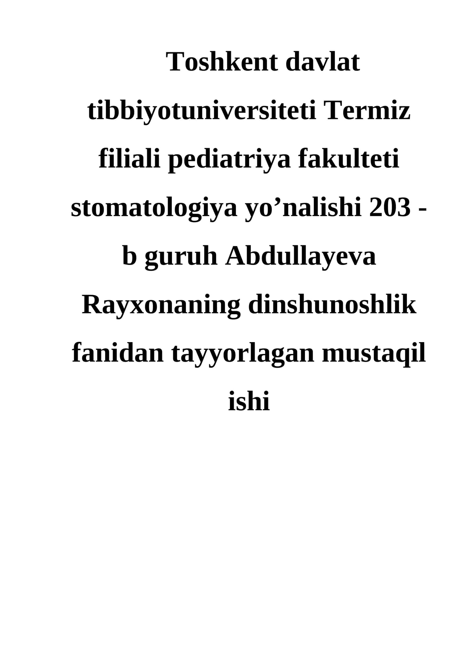SHARQ MUTAFAKKIRLARINING ISLOM DININING INSON KAMOLOTIGA TA’SIRI HAQIDAGI G‘OYALARI