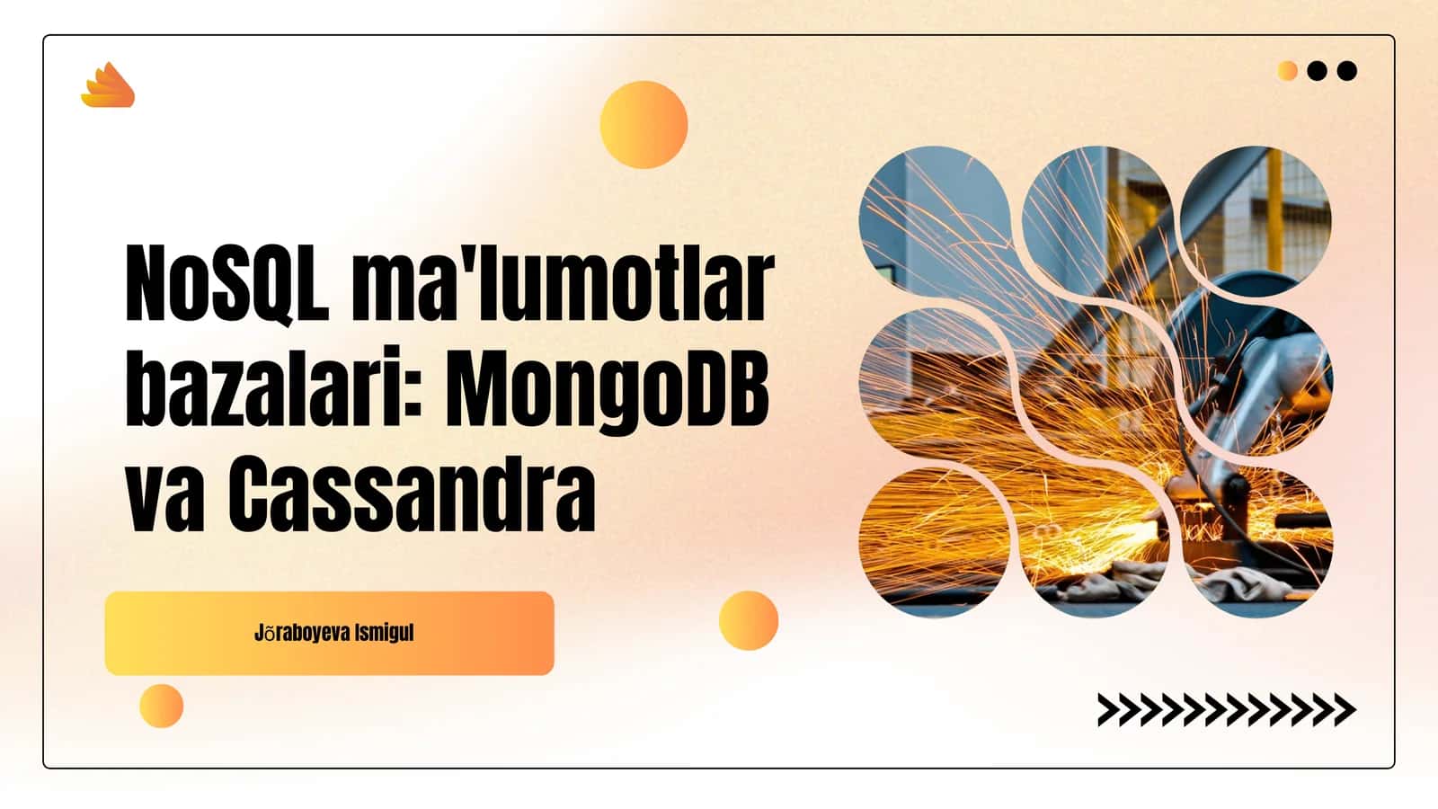 NoSQL ma'lumotlar bazalari: MongoDB va Cassandra