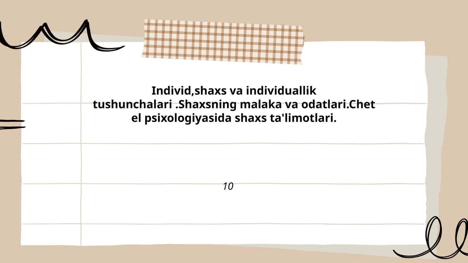 Individ va shaxs tushunchalari