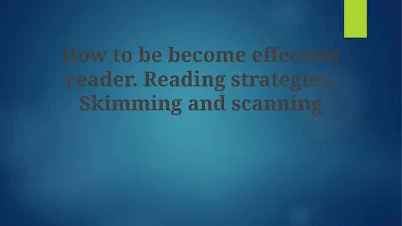 Unlocking Efficient Reading: Strategies and Benefits