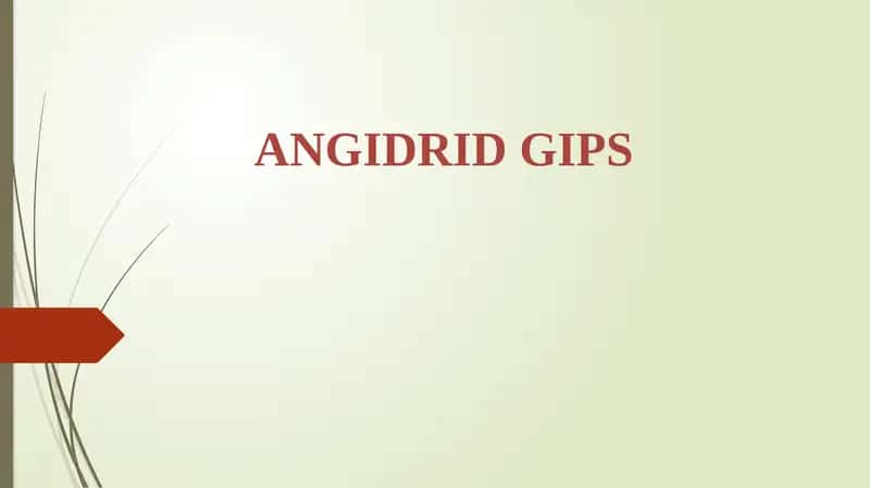 Angidrid gips