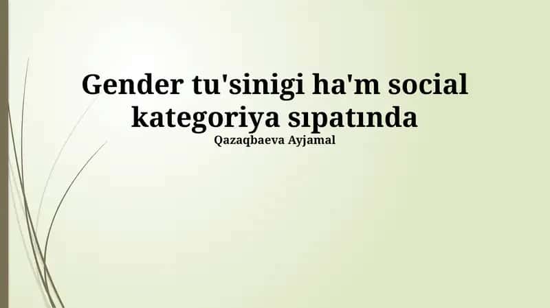 Jins va Mehnat Bozori