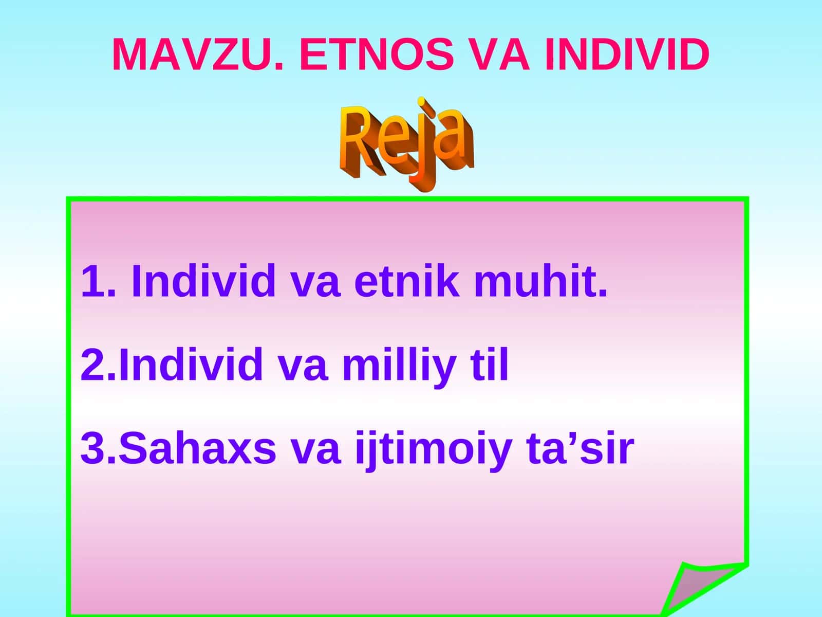 ETNOS VA INDIVID