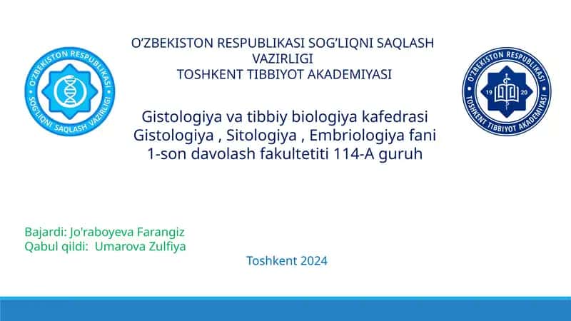 To'qimalarning fiziologik va reparativ regeneratsiyasi. To'qimalar o'zgaruvchanligi chegaralari.