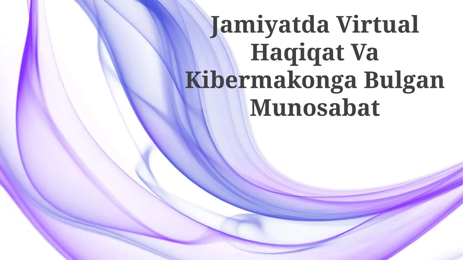 Virtual haqiqatning ta'siri