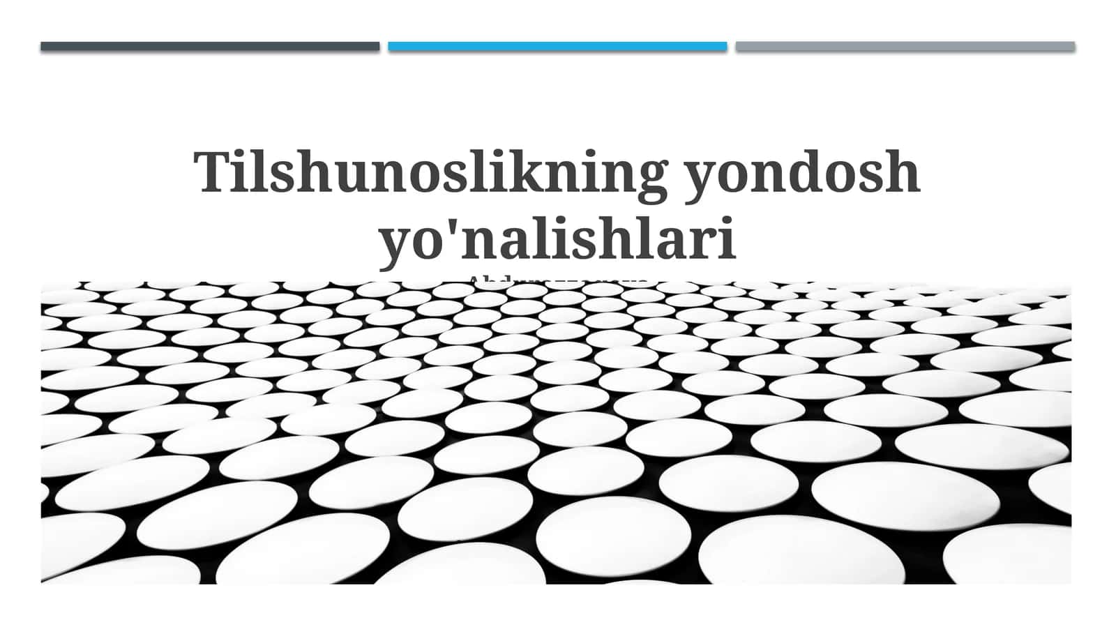 Tilshunoslikning yondosh yo'nalishlari