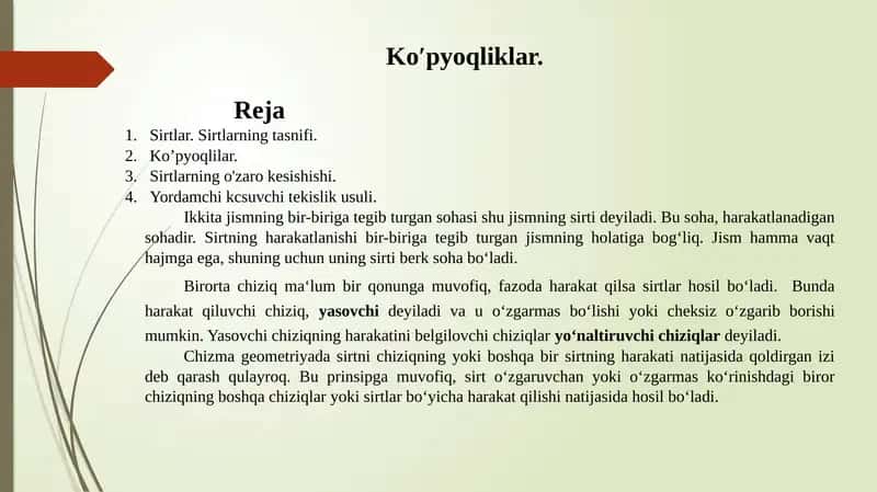 Ko’pyoqliklar