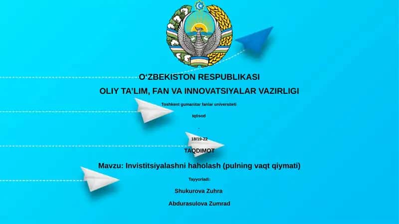 Invistitsiyalashni haholash (pulning vaqt qiymati)