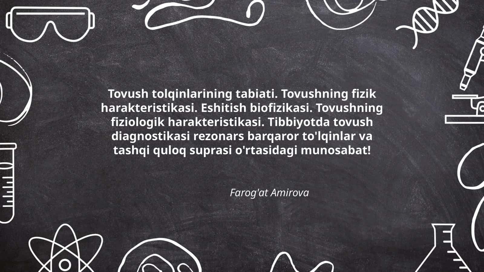 Tovush Tolqinlarining Tabiati