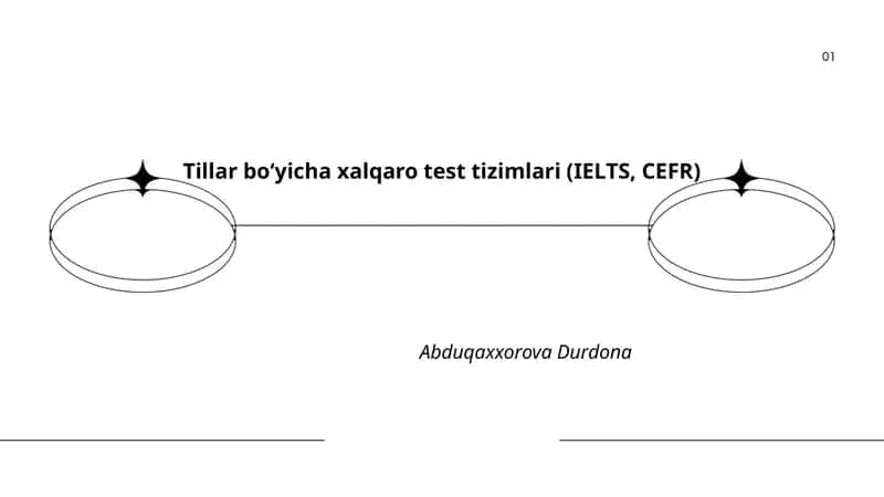Tillar boʻyicha xalqaro test tizimlari (IELTS, CEFR)