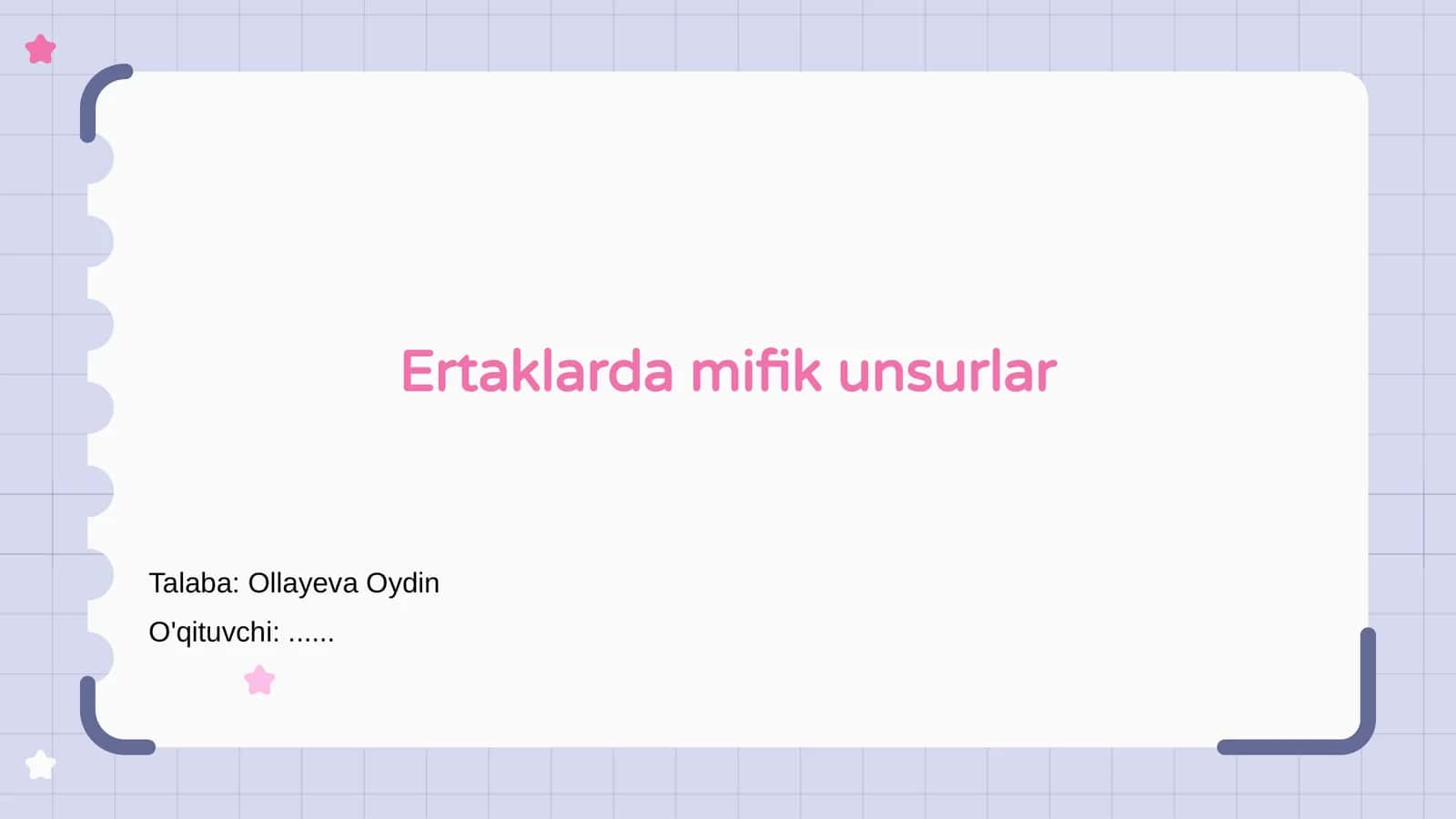 Ertaklarda mifik unsurlar