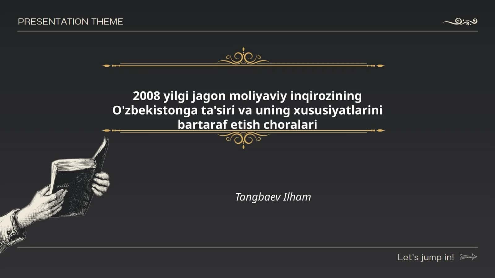 2008 yilgi jagon moliyaviy inqirozining O'zbekistonga ta'siri va uning xususiyatlarini bartaraf etish choralari