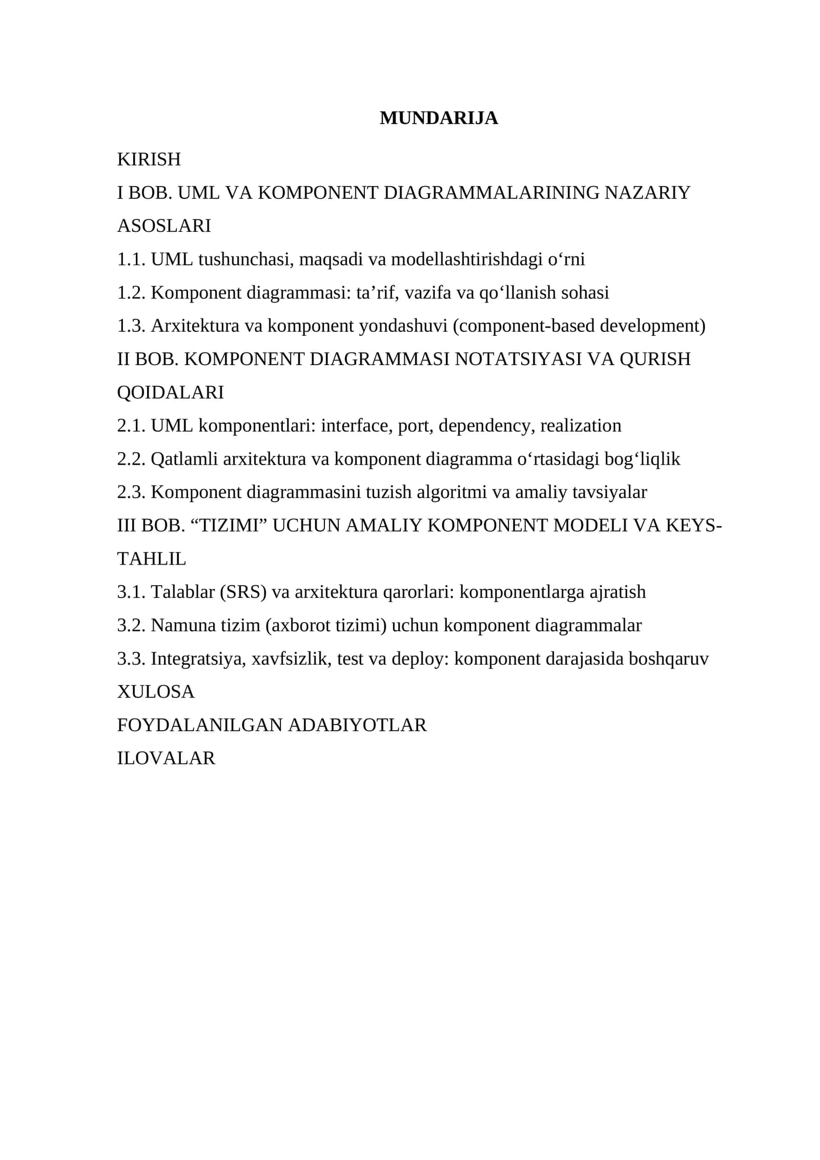 KOMPONENT DIAGRAMMASI