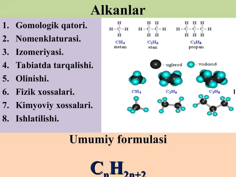 Alkanlar