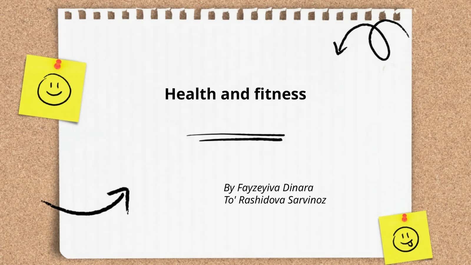 Health and fitness