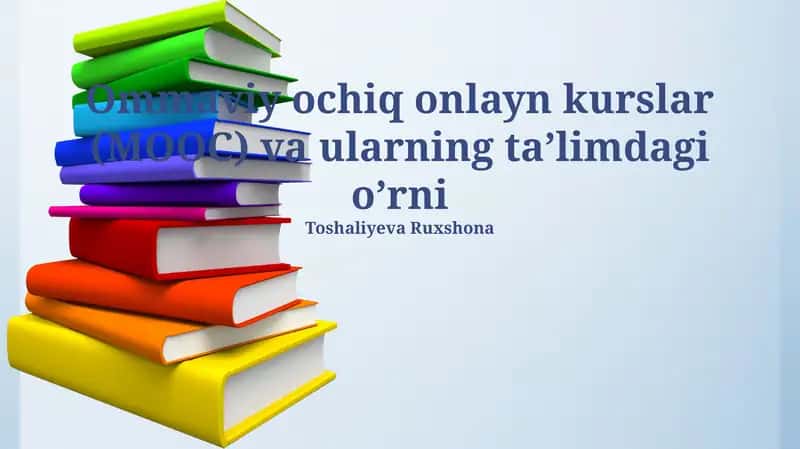MOOClarning ta'rifi va xususiyatlari