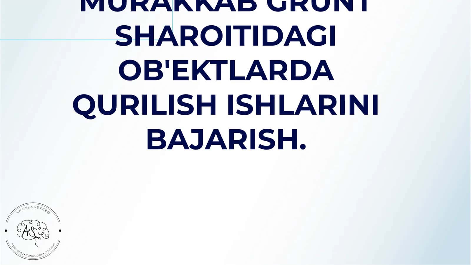 MURAKKAB GRUNT SHAROITIDAGI OB'EKTLARDA QURILISH ISHLARINI BAJARISH