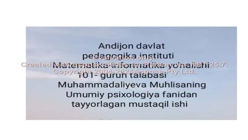 Kichik maktab yoshi davrida psixik rivojlanish xususiyatlari