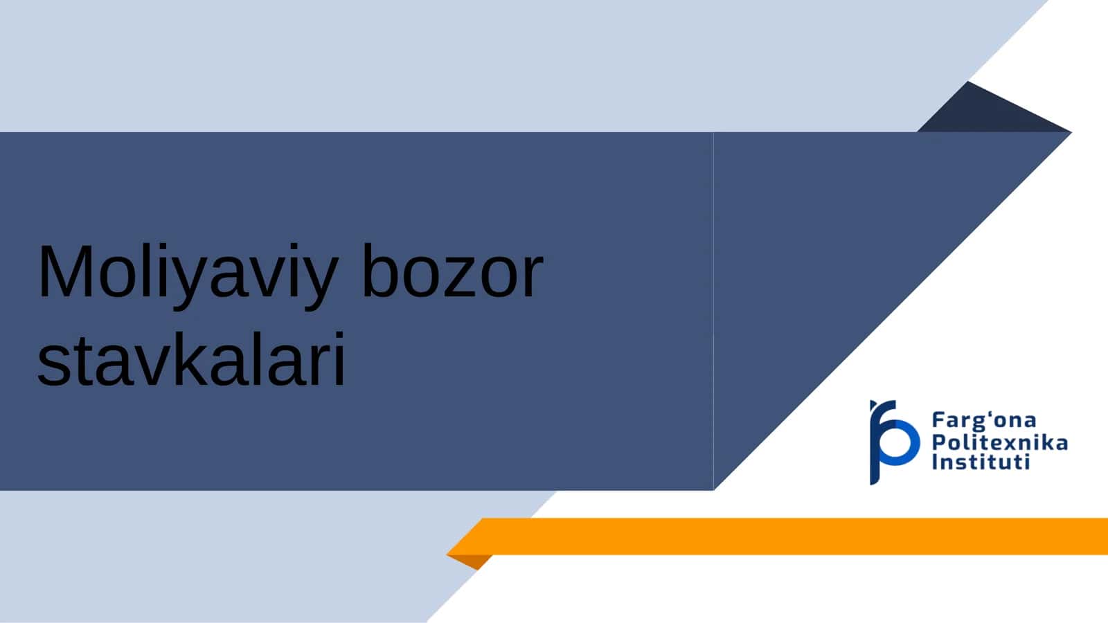 Moliyaviy bozor stavkalari